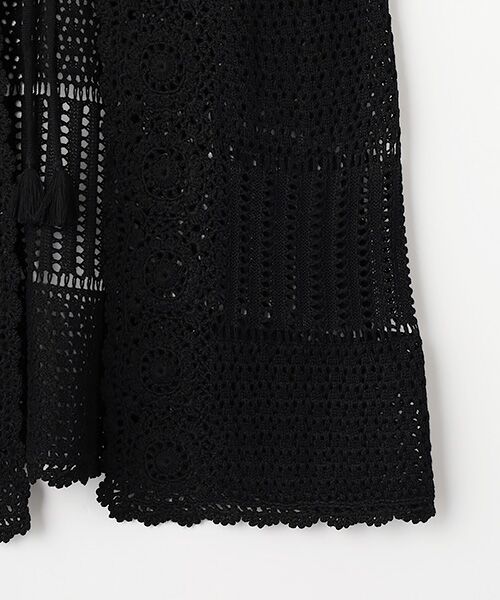 INGEBORG / インゲボルグ ベスト | 透かし編みパッチワークニットジレ | 詳細3