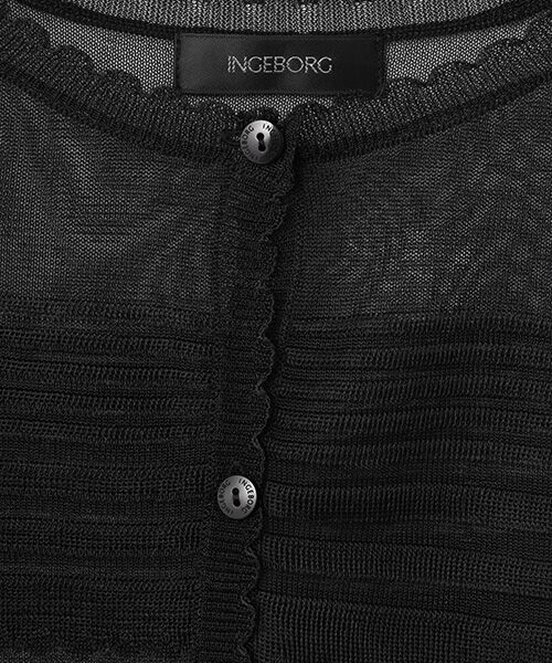 INGEBORG / インゲボルグ カーディガン・ボレロ | ボリュームスリーブニットカーディガン | 詳細1