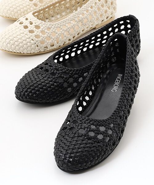 INGEBORG / インゲボルグ パンプス | メッシュパンプス（クロ）