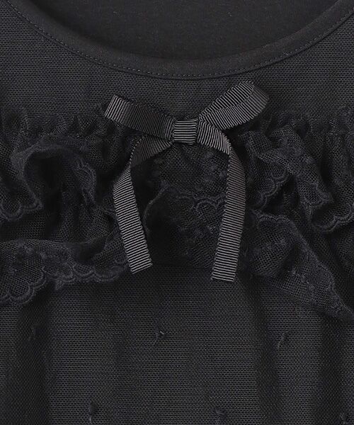 INGEBORG / インゲボルグ カットソー | オリジナルローズチュール使いカットソーチュニック | 詳細4