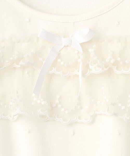 INGEBORG / インゲボルグ カットソー | オリジナルローズチュール使いカットソーチュニック | 詳細5