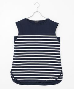 INGEBORG / インゲボルグ タンクトップ | フレンチスリーブボーダーカットソー