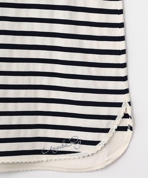 INGEBORG / インゲボルグ タンクトップ | フレンチスリーブボーダーカットソー | 詳細3