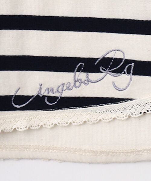 INGEBORG / インゲボルグ タンクトップ | フレンチスリーブボーダーカットソー | 詳細4