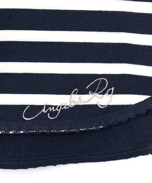 INGEBORG / インゲボルグ タンクトップ | フレンチスリーブボーダーカットソー | 詳細5