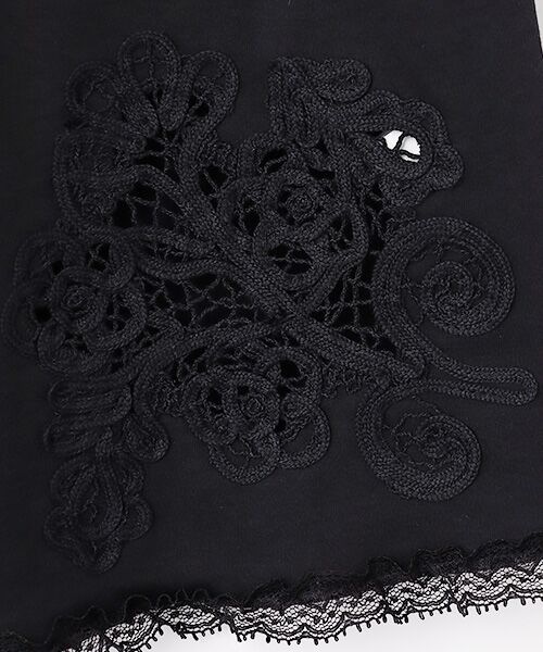 INGEBORG / インゲボルグ タンクトップ | 透かしコード刺繍ノースリーブカットソー | 詳細1