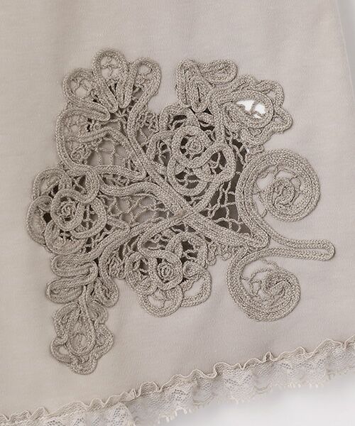 INGEBORG / インゲボルグ タンクトップ | 透かしコード刺繍ノースリーブカットソー | 詳細6