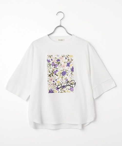 INGEBORG / インゲボルグ Tシャツ | リトルガーデンワンポイントpt.カットソー（シロ）