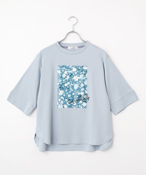 INGEBORG / インゲボルグ Tシャツ | リトルガーデンワンポイントpt.カットソー（ブルー）