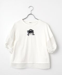 INGEBORG / インゲボルグ Tシャツ | リボンカメリアワンポイントカットソー