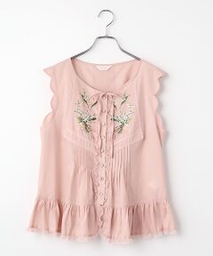 INGEBORG / インゲボルグ シャツ・ブラウス | コットンローンすずらん刺繍ブラウス