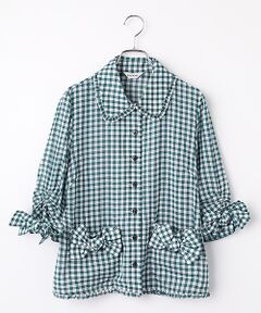 INGEBORG / インゲボルグ シャツ・ブラウス | シアーギンガムシャツブラウス