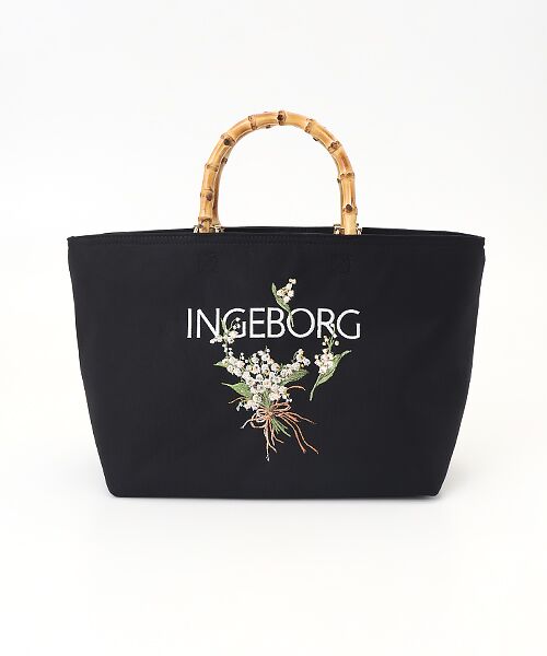 INGEBORG / インゲボルグ トートバッグ | バンブーハンドルトートバッグ | 詳細1