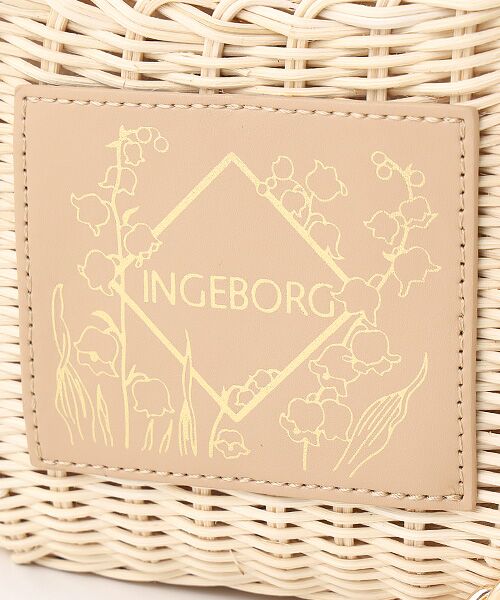 INGEBORG / インゲボルグ かごバック | すずらんワンポイントカゴバッグ | 詳細7