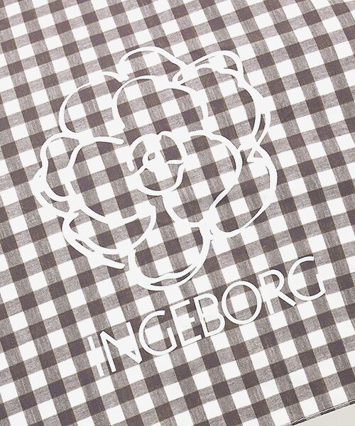 INGEBORG / インゲボルグ 傘 | 『雨を楽しむ』ギンガムチェック折りたたみ傘 | 詳細4