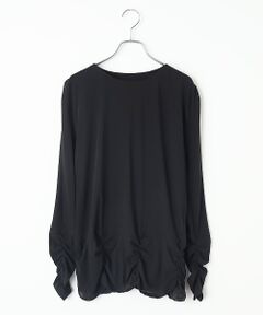 INGEBORG / インゲボルグ カットソー | シャーリングアクセントカットソー