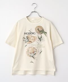 INGEBORG / インゲボルグ カットソー | シャボードミュゲワンポイントpt.カットソー