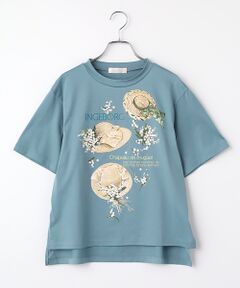 INGEBORG / インゲボルグ カットソー | シャボードミュゲワンポイントpt.カットソー