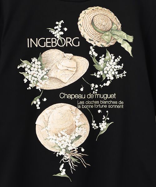 INGEBORG / インゲボルグ カットソー | シャボードミュゲワンポイントpt.カットソー | 詳細4