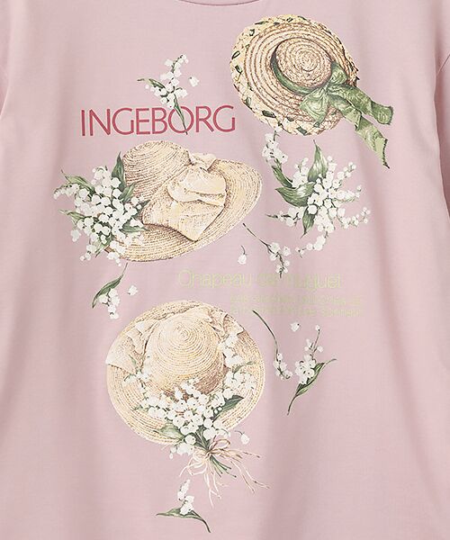 INGEBORG / インゲボルグ カットソー | シャボードミュゲワンポイントpt.カットソー | 詳細6