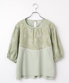INGEBORG / インゲボルグ カットソー | すずらん刺繍使いカットソー