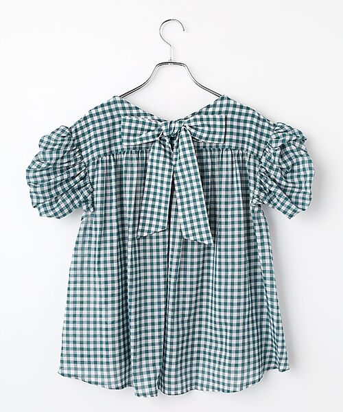 INGEBORG / インゲボルグ カットソー | シアーギンガム使いカットソー | 詳細3