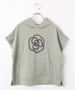INGEBORG / インゲボルグ カットソー | カメリアワンポイントカットソー