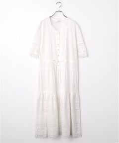 INGEBORG / インゲボルグ ロング・マキシ丈ワンピース | オリジナルインケミカルレースワンピース