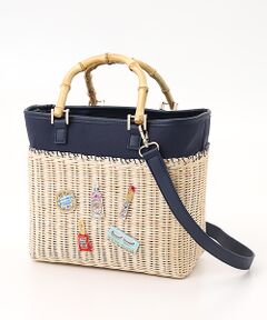 INGEBORG / インゲボルグ かごバック | コスメティックpt.ラタンバッグ