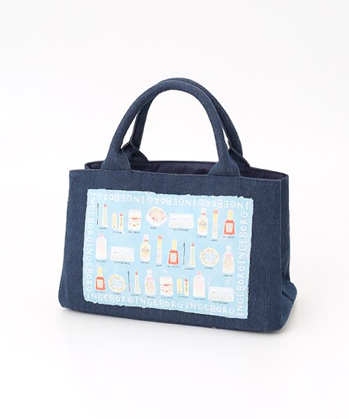 INGEBORG / インゲボルグ トートバッグ | コスメティックワンポイントptトートバッグ（インディゴ）