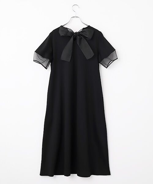INGEBORG / インゲボルグ ロング・マキシ丈ワンピース | コスメティックワッペン付きカットソーワンピース | 詳細1
