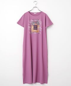 INGEBORG / インゲボルグ ロング・マキシ丈ワンピース | パフュームワンポイントpt.カットソーワンピース