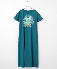 INGEBORG / インゲボルグ ロング・マキシ丈ワンピース | パフュームワンポイントpt.カットソーワンピース