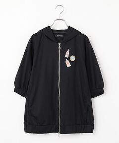 INGEBORG / インゲボルグ カーディガン・ボレロ | コスメティックワッペン付きパーカー