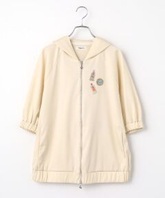 INGEBORG / インゲボルグ カーディガン・ボレロ | コスメティックワッペン付きパーカー