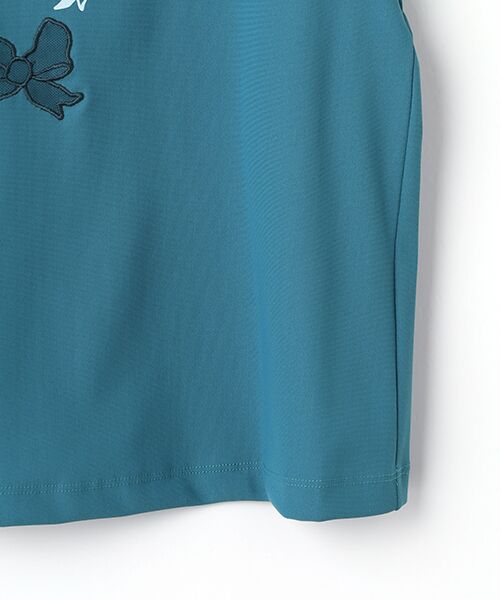 INGEBORG / インゲボルグ Tシャツ | リボンワンポイントpt.フリルスリーブカットソー | 詳細5