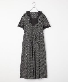 INGEBORG / インゲボルグ ロング・マキシ丈ワンピース | コットン水玉pt.ロングワンピース