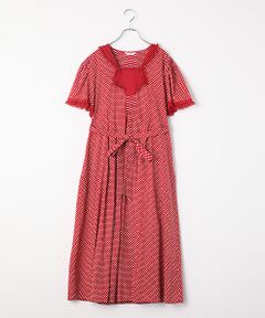 INGEBORG / インゲボルグ ロング・マキシ丈ワンピース | コットン水玉pt.ロングワンピース