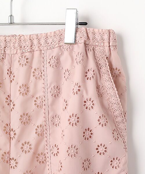 INGEBORG / インゲボルグ その他パンツ | 花柄レース刺繍ワイドパンツ | 詳細4