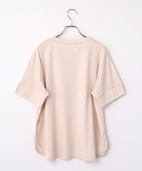 INGEBORG / インゲボルグ Tシャツ | サマーモノトーンフラワーワンポイントpt.カットソー | 詳細3