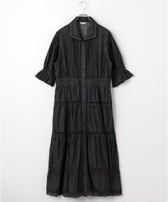 INGEBORG / インゲボルグ ロング・マキシ丈ワンピース | 6.5オンス デニムロングワンピース