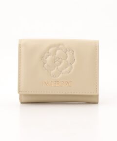 INGEBORG / インゲボルグ 財布・コインケース・マネークリップ | カメリア刺繍入り本革三つ折り財布