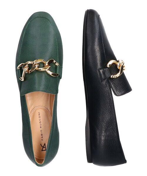 INTER-CHAUSSURES / インター ショシュール ビジネス・ドレスシューズ | 【FABIO RUSCONI】ラウンドトウサケットチェーンローファー | 詳細8