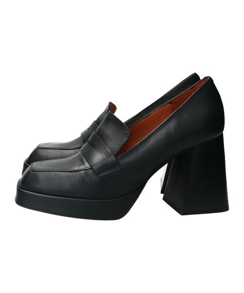 INTER-CHAUSSURES / インター ショシュール ビジネス・ドレスシューズ | 【ANGEL ALARCON】スクエアトウチャンキーヒールモカシューズ | 詳細3