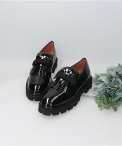 【INTER-CHAUSSURES】リボンキルトタンクソールシューズ