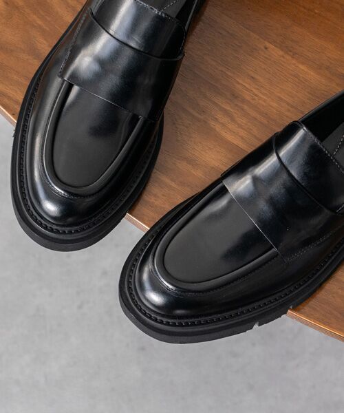 INTER-CHAUSSURES / インター ショシュール ビジネス・ドレスシューズ | 【LUCA GROSSI】タンクソールローファー | 詳細11