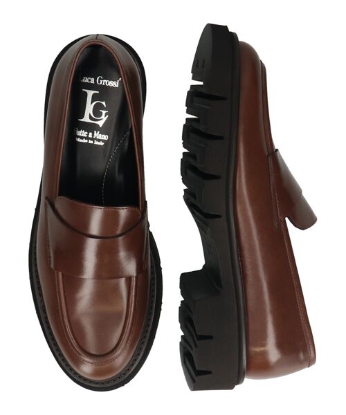 INTER-CHAUSSURES / インター ショシュール ビジネス・ドレスシューズ | 【LUCA GROSSI】タンクソールローファー | 詳細25