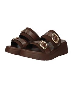 INTER-CHAUSSURES / インター ショシュール サンダル | 【ITALIAN SHOEMAKERS】厚底ダブルベルトミュールサンダル