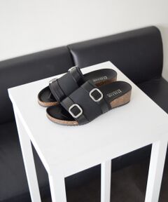 INTER-CHAUSSURES / インター ショシュール サンダル | 【ITALIAN SHOEMAKERS】ダブルベルトフットベッドサンダル