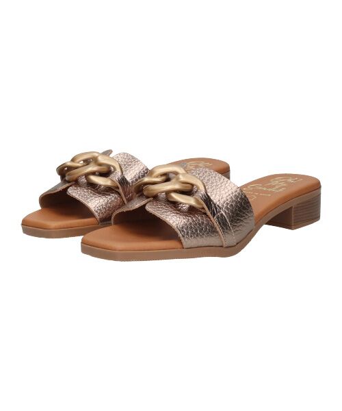 INTER-CHAUSSURES / インター ショシュール サンダル | 【Oh my Sandals】ローヒールチェーンミュールサンダル | 詳細19